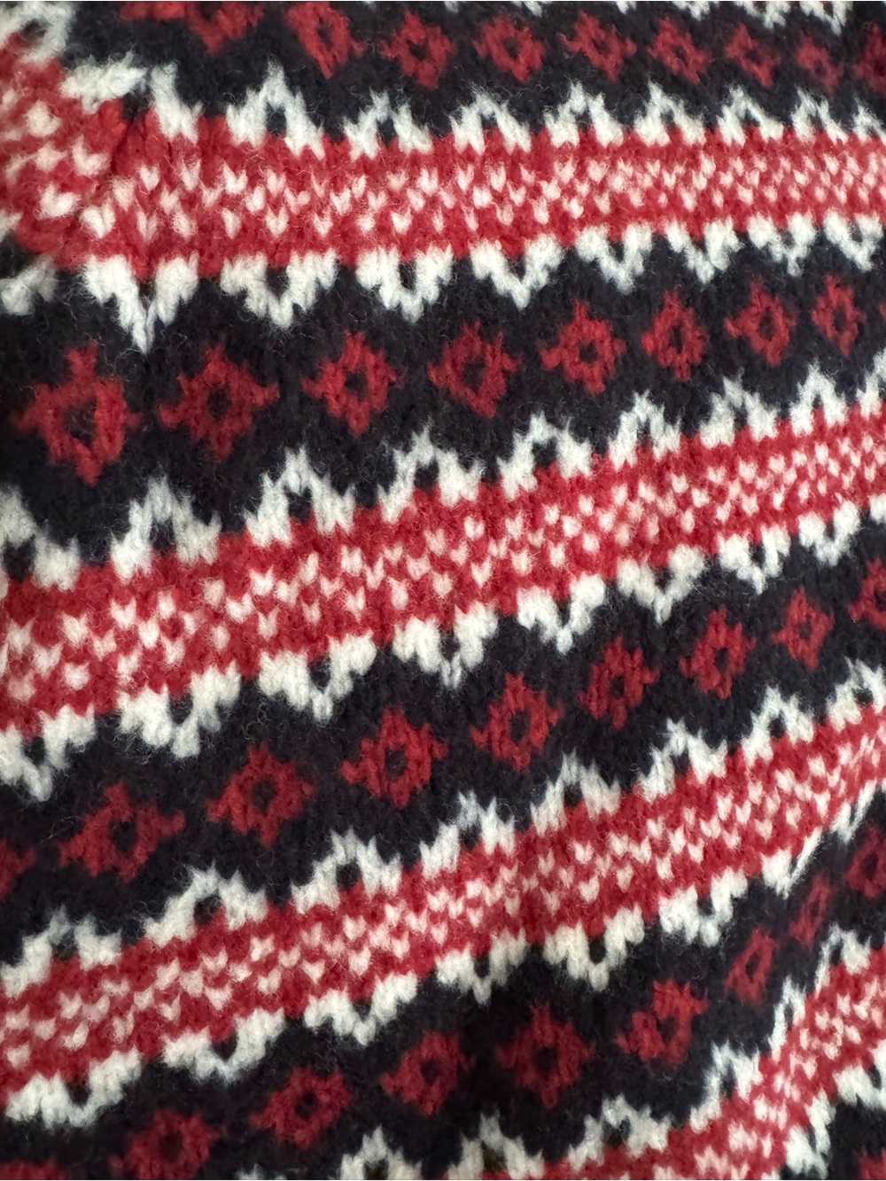 Brooks Brothers Wool Blend Funnel-Neck Fair Isle Sweater - Picture 5 of 5